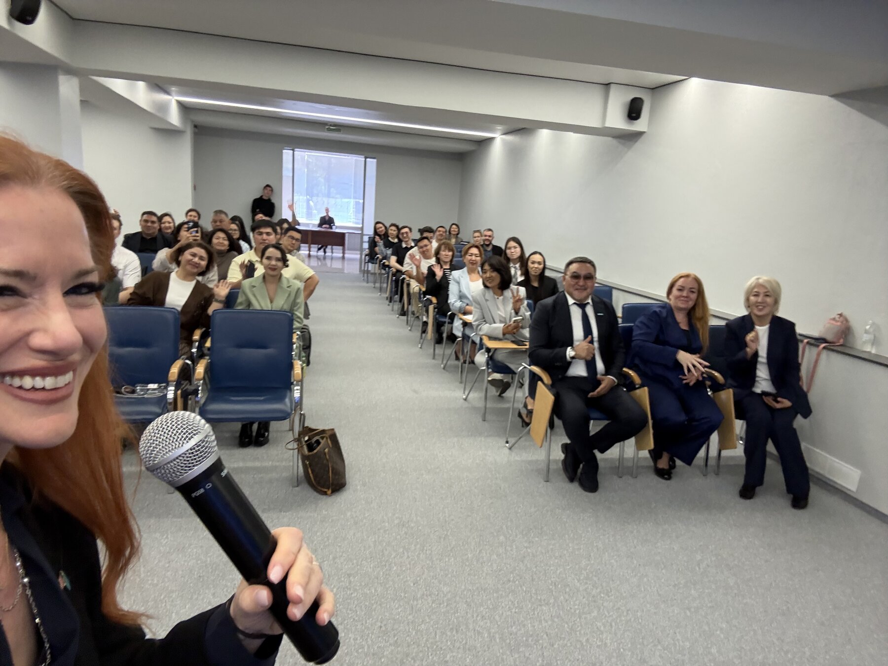 Speaking to Kazakh businesses on CSR