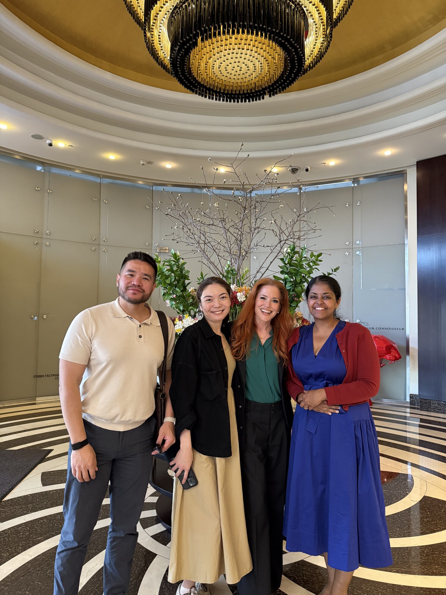 With Zhanaidar (Zhan) Duzgenbay and the U.S. Embassy & Consulate team