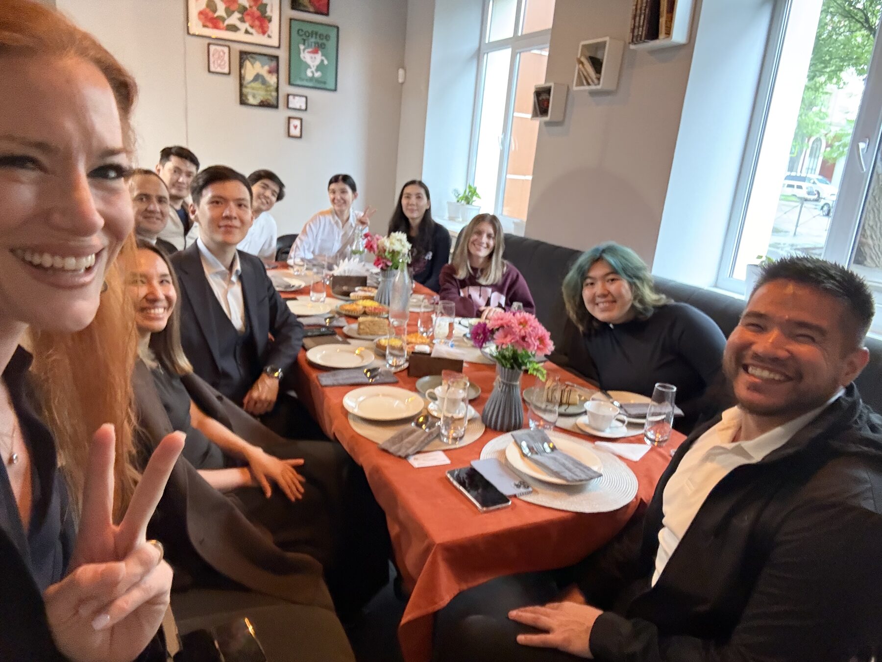 With U.S. Exchange Alumni from the USG U.S./Kazakhstan program